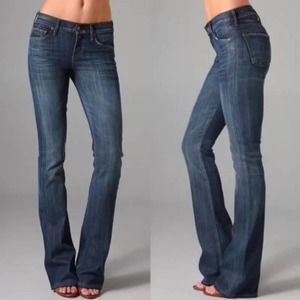 Citizens of Humanity Kelly Stretch Low Rise Bootcut Jeans 27 Dark Wash Flare